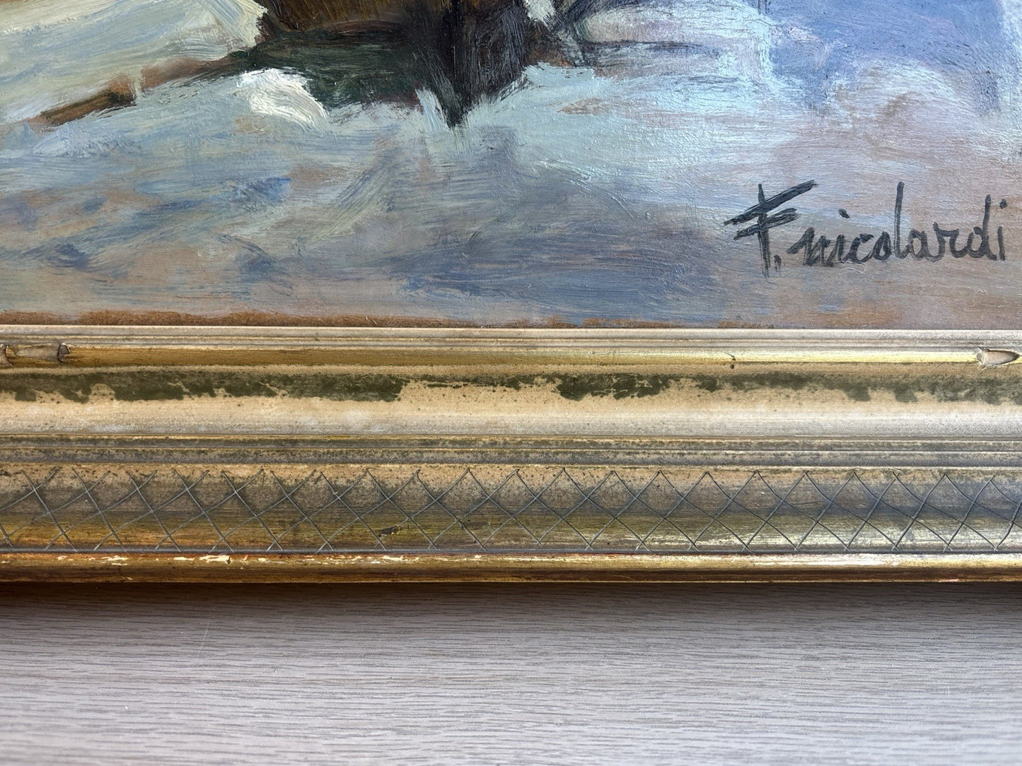 Quadro -Bacoli- Francesco Nicolardi- dipinto a olio