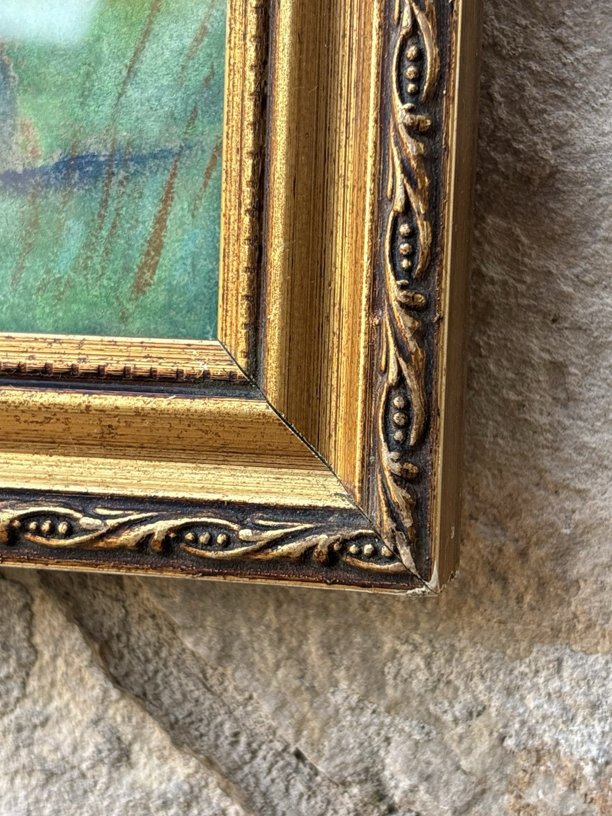 Quadro -Bovino- realizzato a pastello su carta