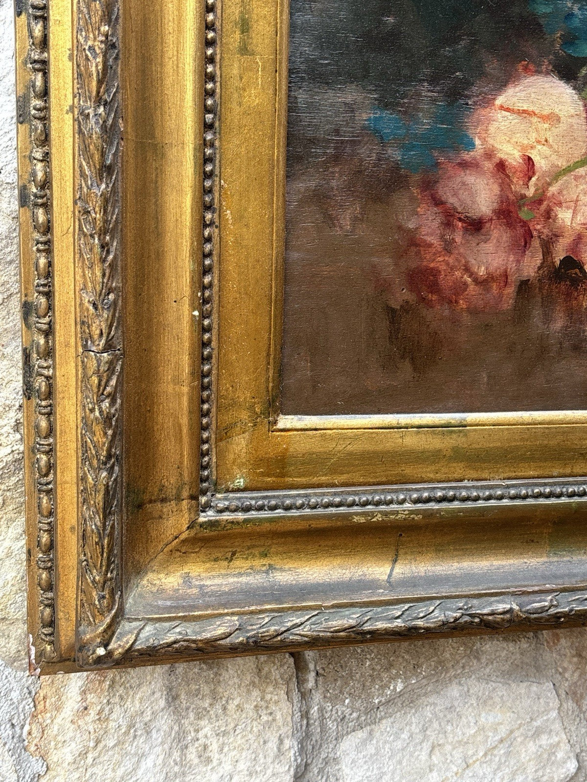 Quadro antico -Vaso Con Fiori- Giuseppe Alberto Cocco- dipinto a olio