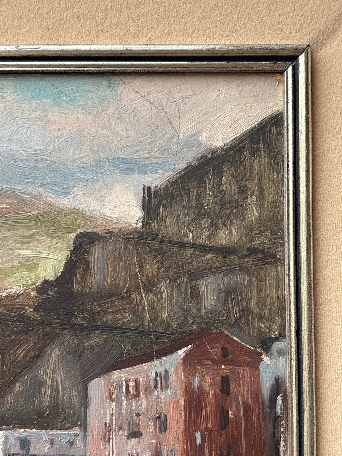 Quadro -Barche A Riposo- Giovanni Parlato- dipinto a olio