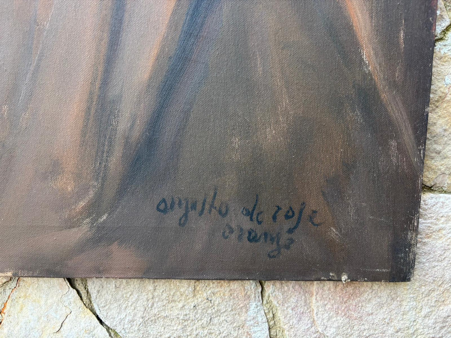 Grande Quadro -Tavola Imbandita- dipinto a olio su tela