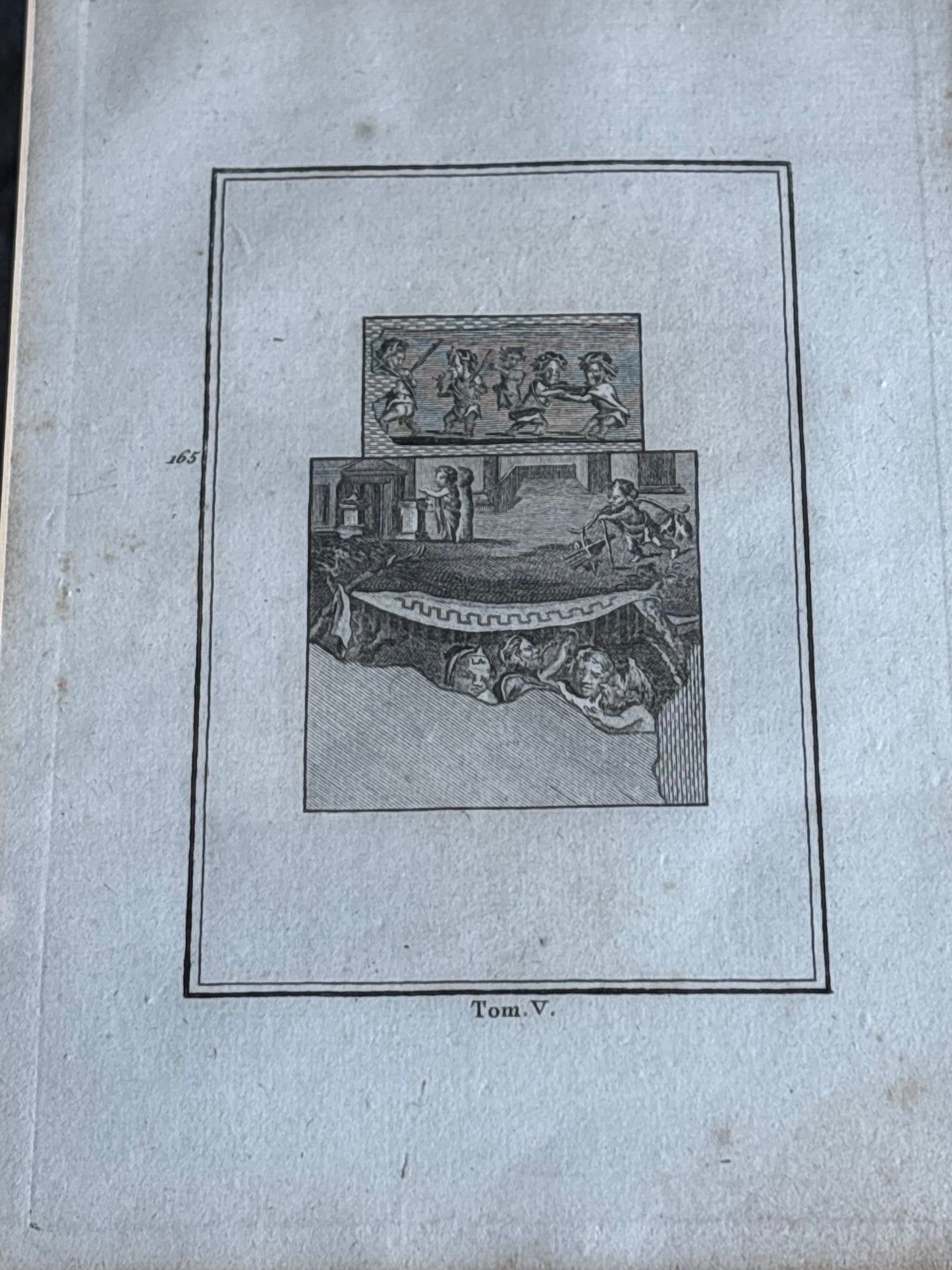 Stampa di acquaforte antica