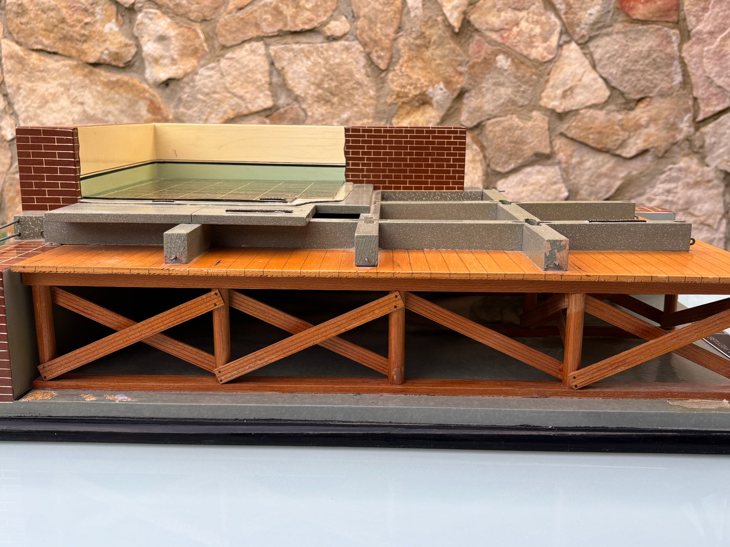 Modello Architettonico Vintage Anni ‘50, V.Toffoli &Figli