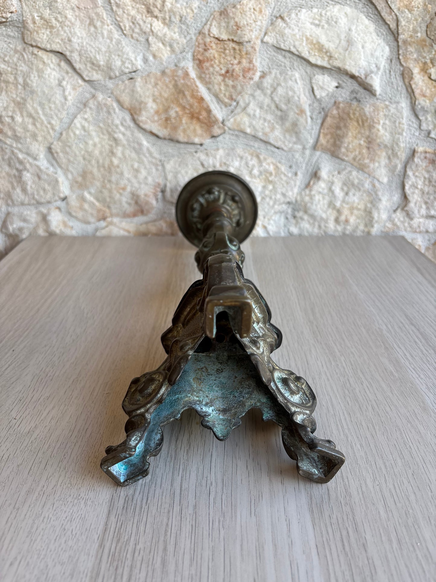 Candelabro vintage in bronzo