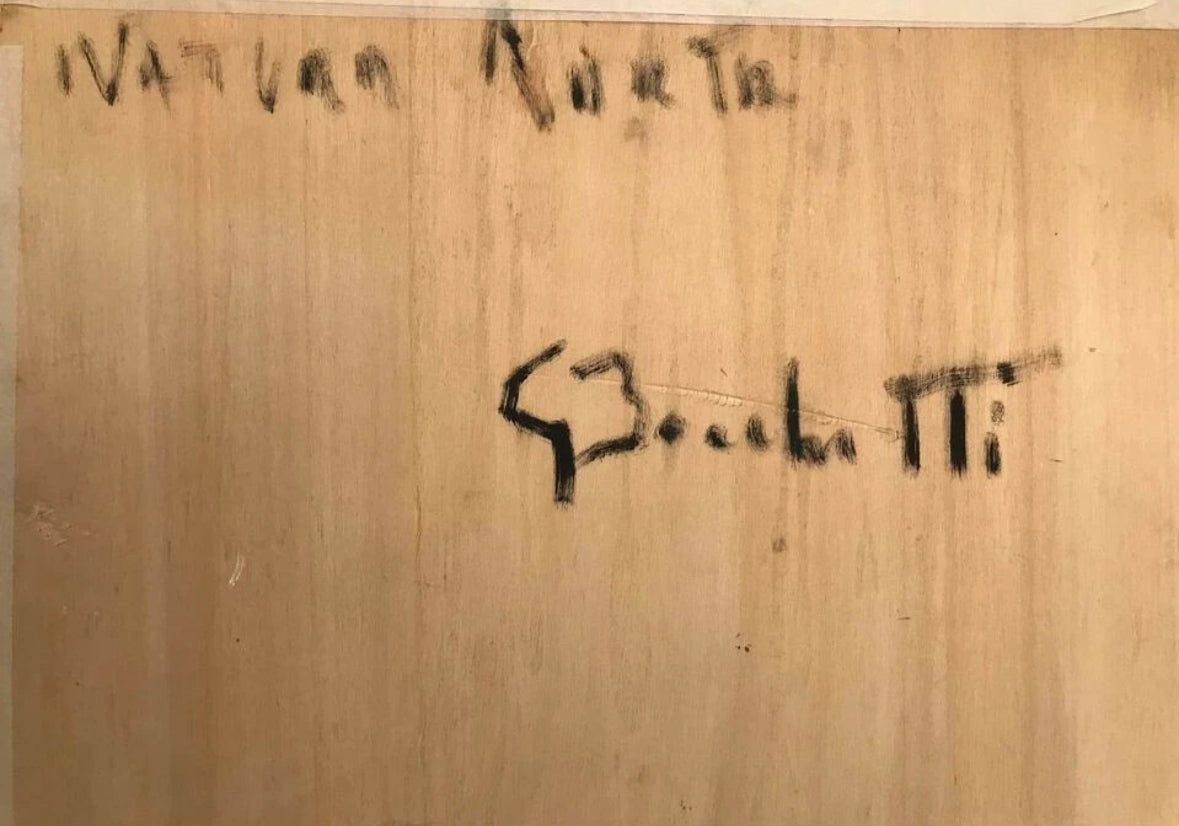 Quadro vintage Gaetano Bocchetti dipinto a olio