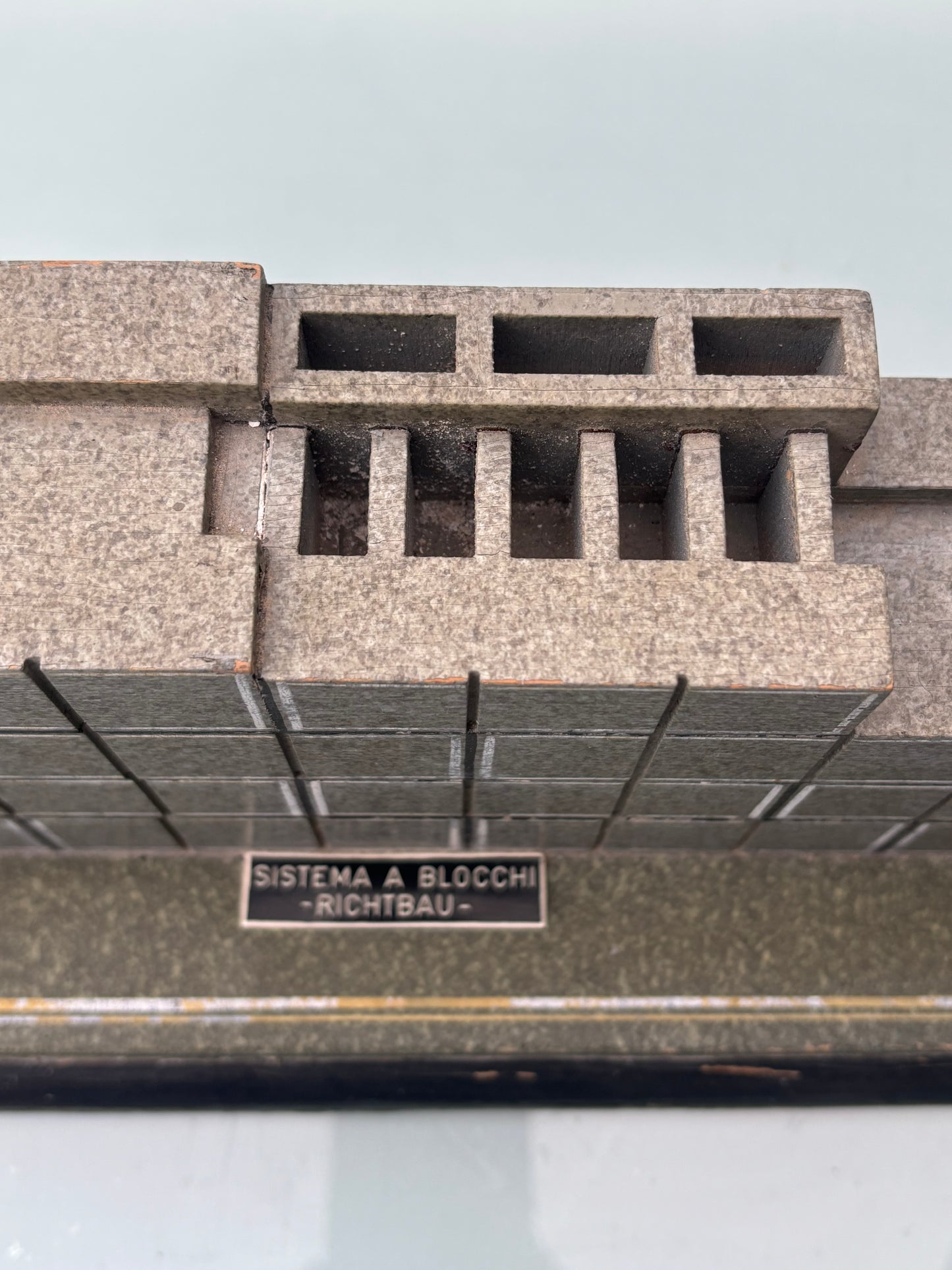 Modello Architettonico Vintage Anni ‘50, V.Toffoli &Figli