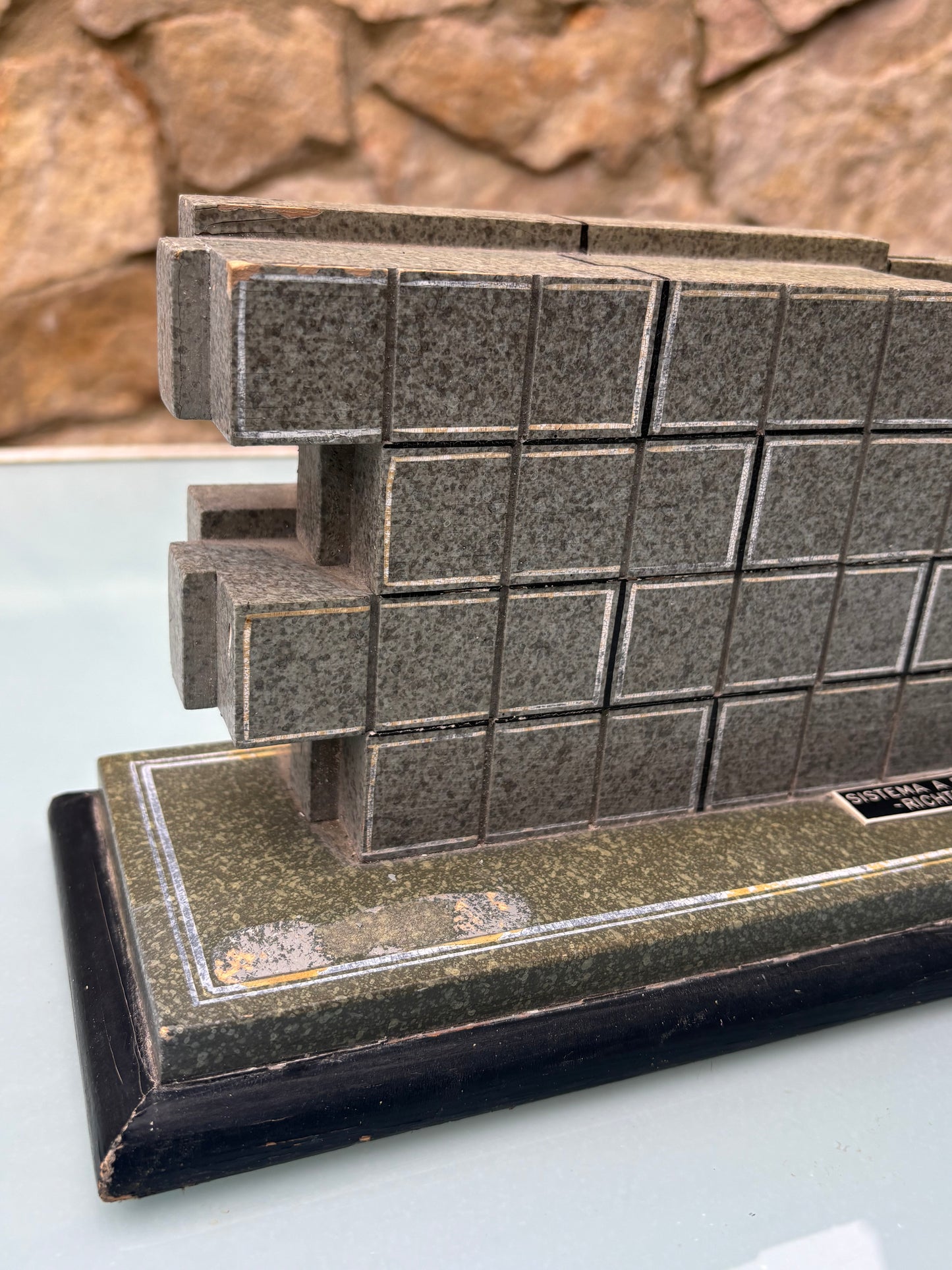 Modello Architettonico Vintage Anni ‘50, V.Toffoli &Figli