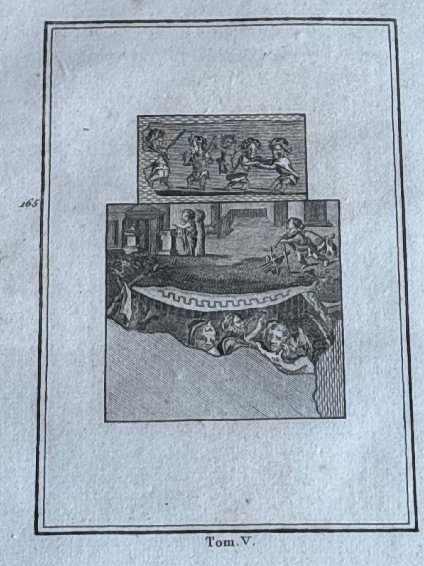 Stampa di acquaforte antica