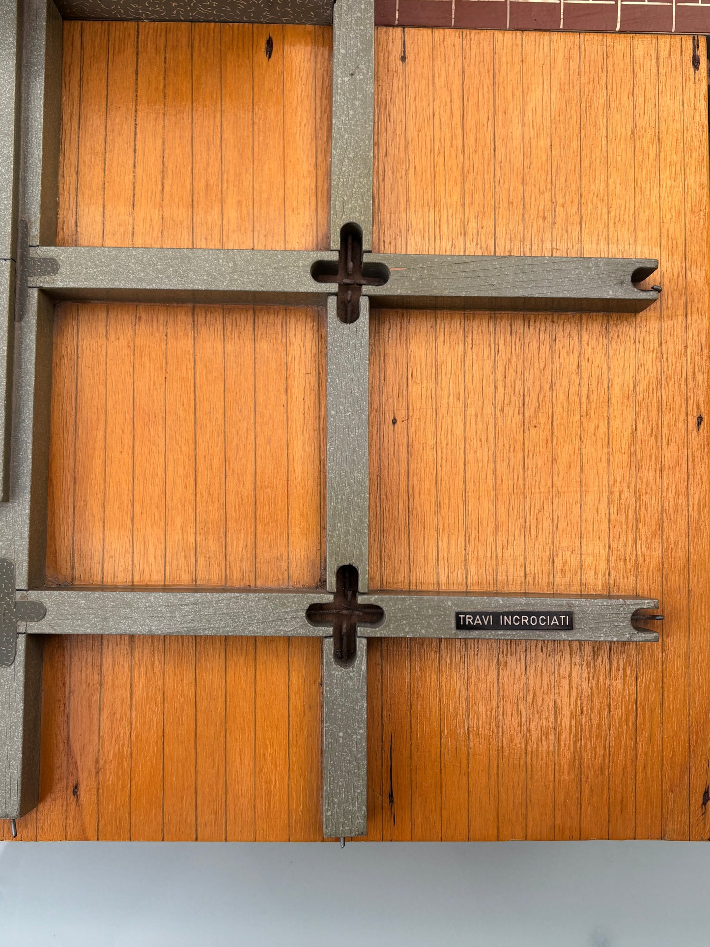 Modello Architettonico Vintage Anni ‘50, V.Toffoli &Figli