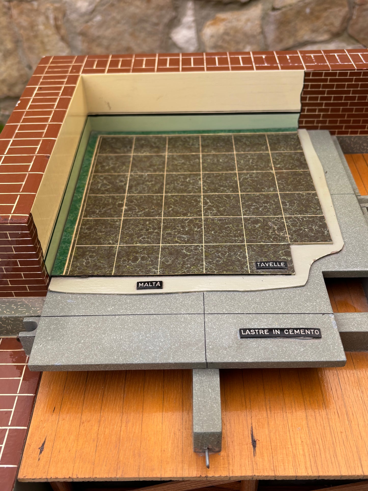 Modello Architettonico Vintage Anni ‘50, V.Toffoli &Figli