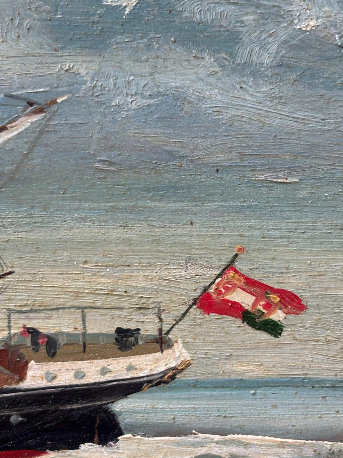 Quadro -Nave Imperatrix- dipinto a olio su tavola