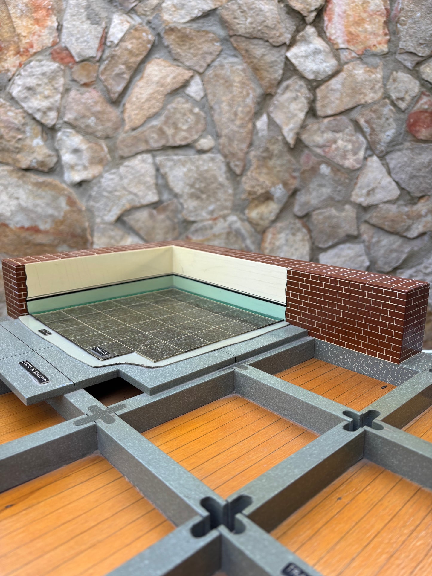 Modello Architettonico Vintage Anni ‘50, V.Toffoli &Figli