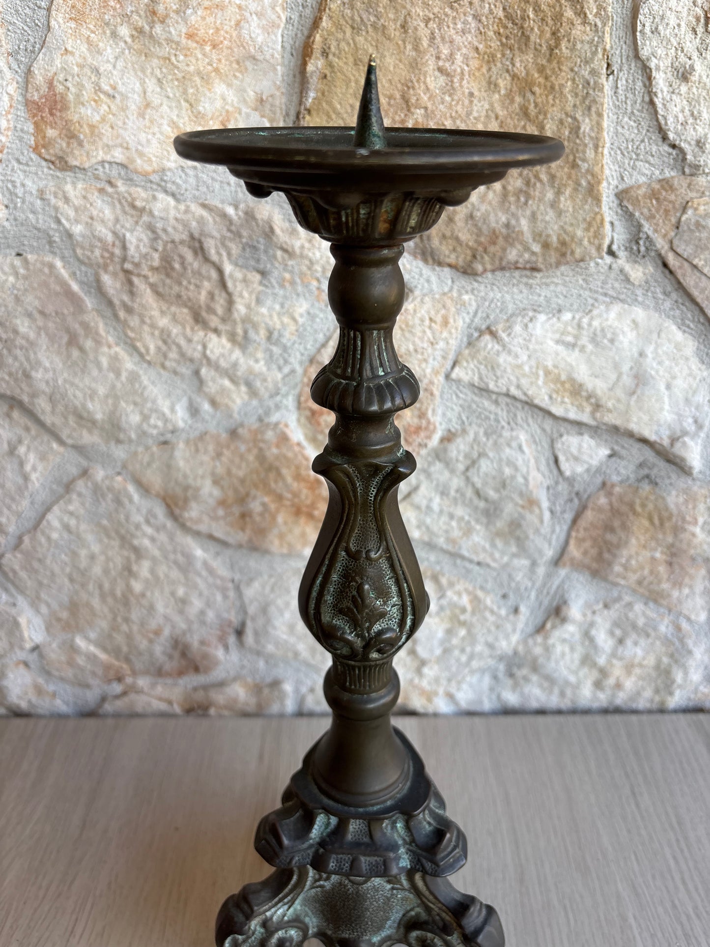 Candelabro vintage in bronzo