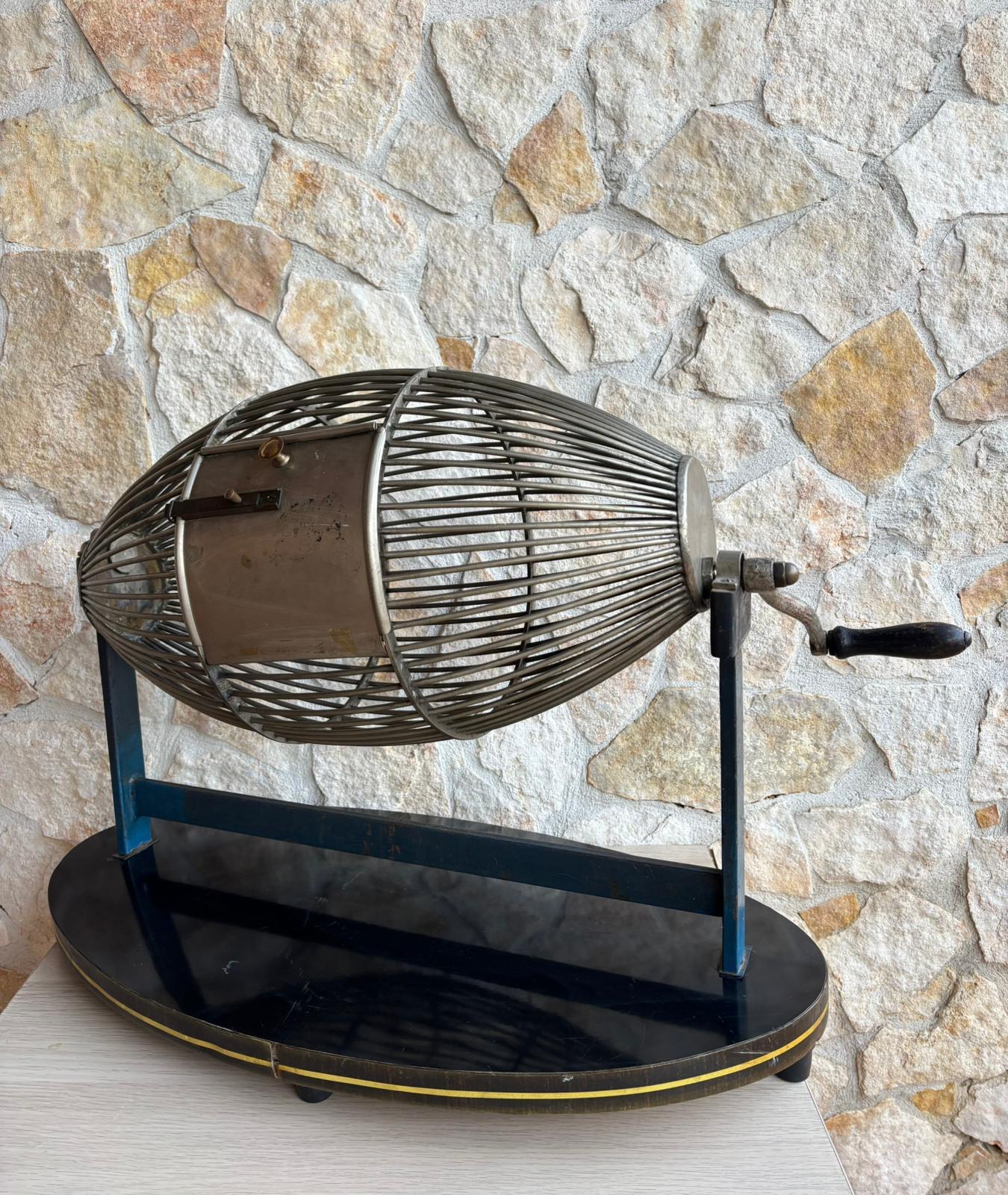 Bussolotto/ Urna Vintage Per Estrazione Lotto/tombola