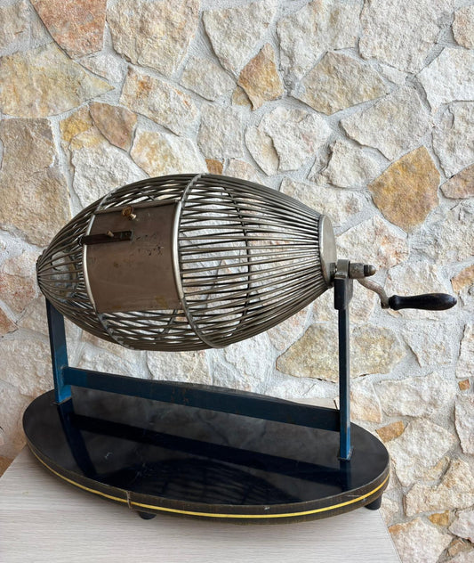 Bussolotto/ Urna Vintage Per Estrazione Lotto/tombola