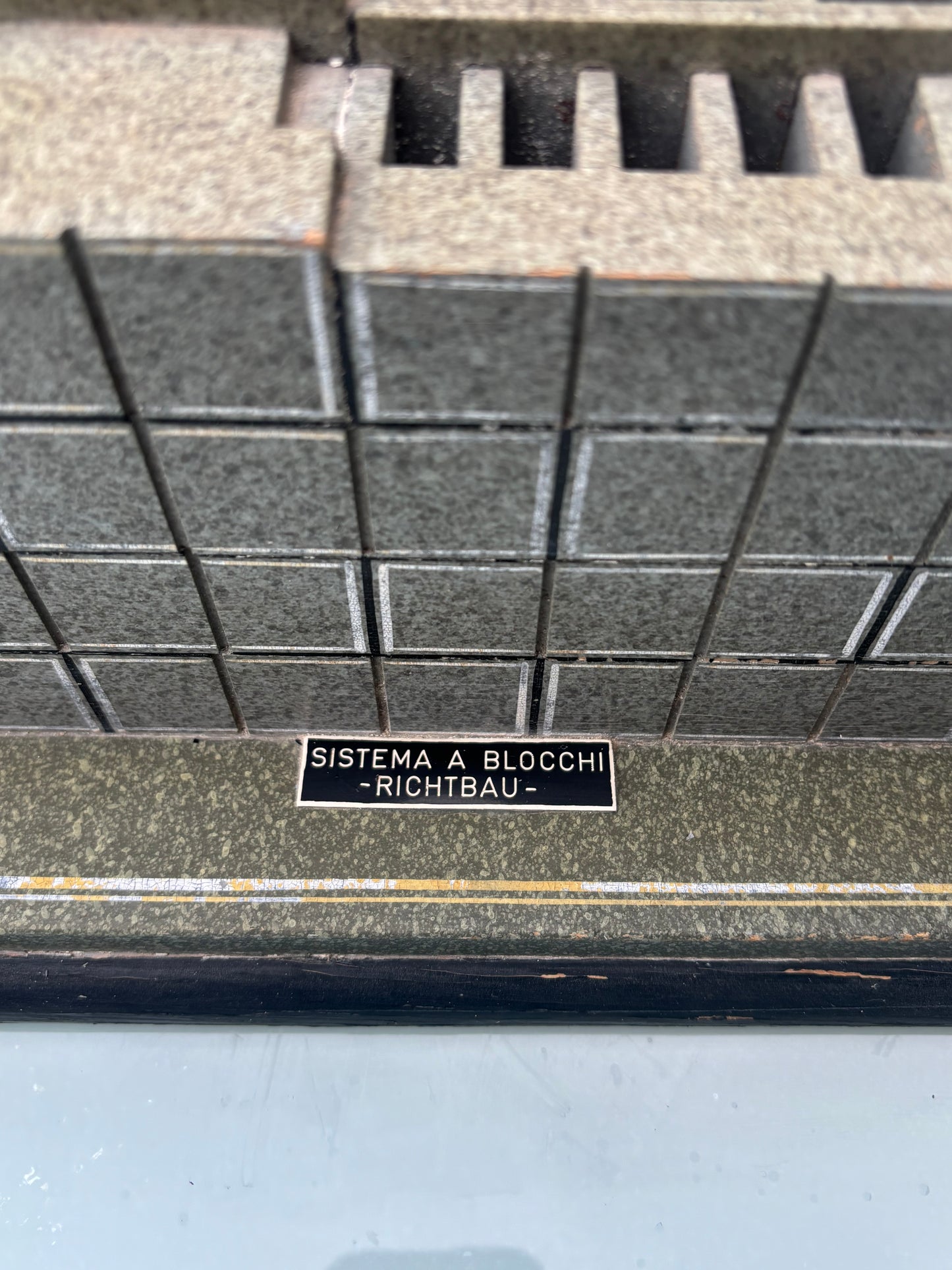 Modello Architettonico Vintage Anni ‘50, V.Toffoli &Figli