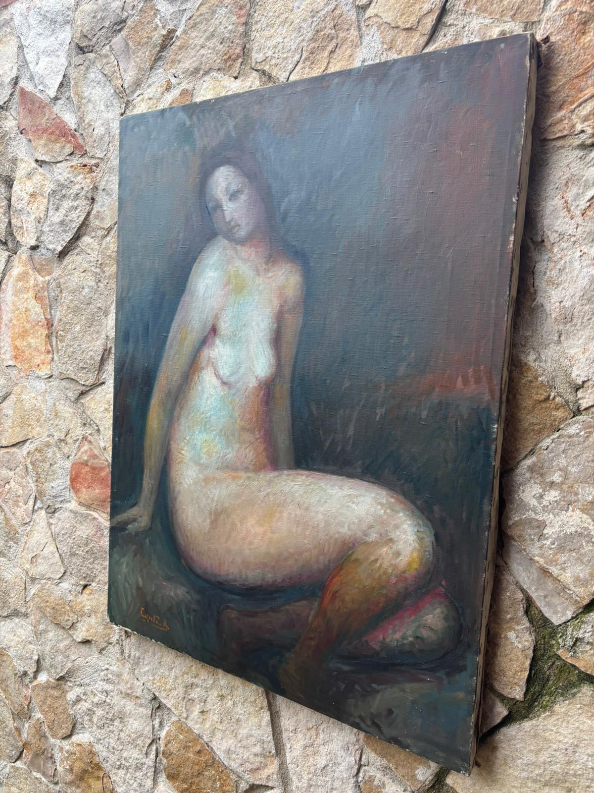 Quadro -Nudo Artistico- dipinto a olio su tela