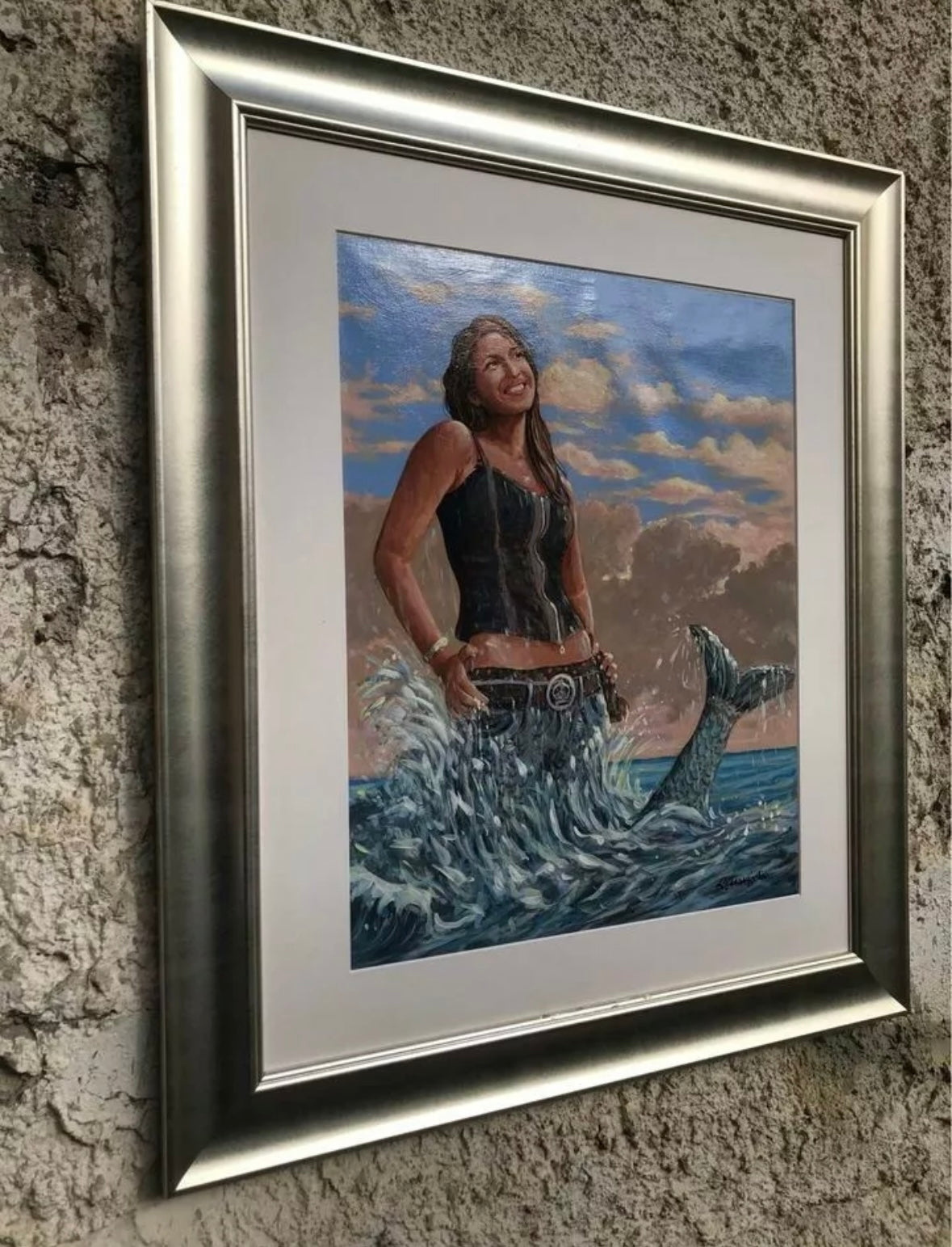 Quadro vintage dipinto a olio -Carmine Meraviglia-