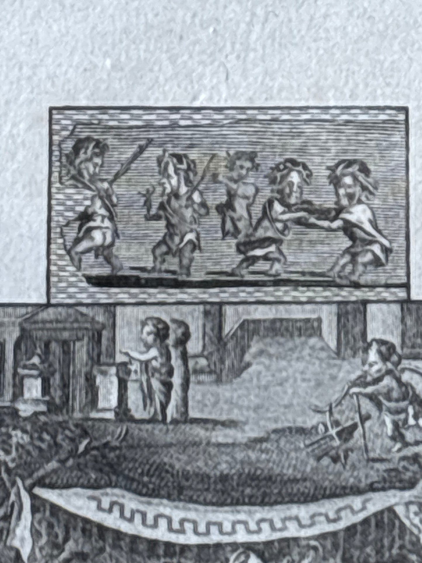 Stampa di acquaforte antica