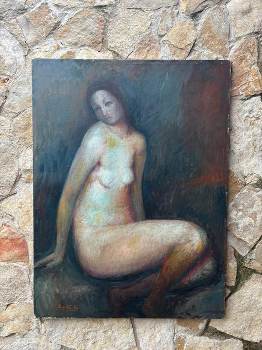 Quadro -Nudo Artistico- dipinto a olio su tela