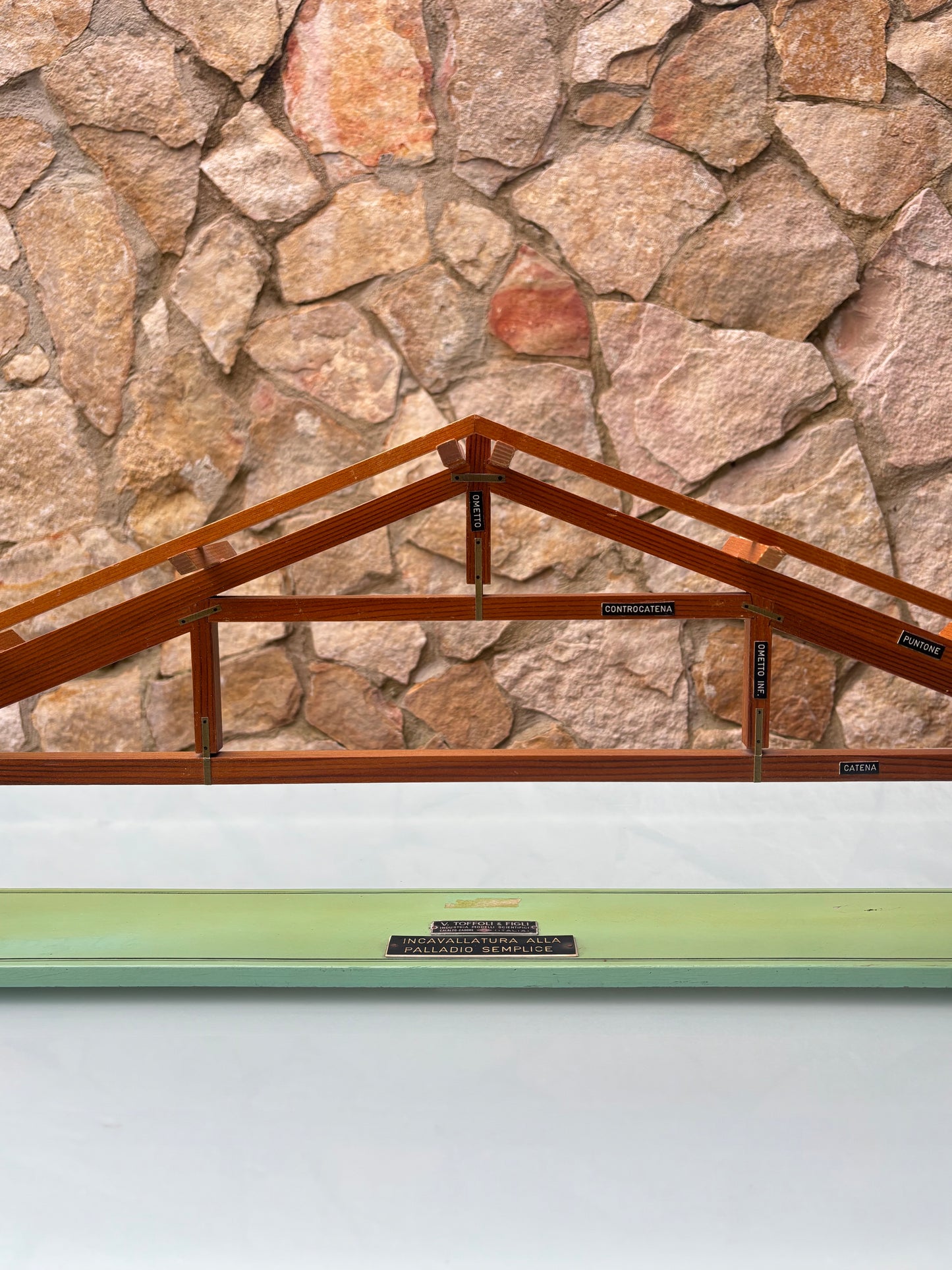 Modello Architettonico Vintage Anni ‘50, Didattico -V.Toffoli & Figli