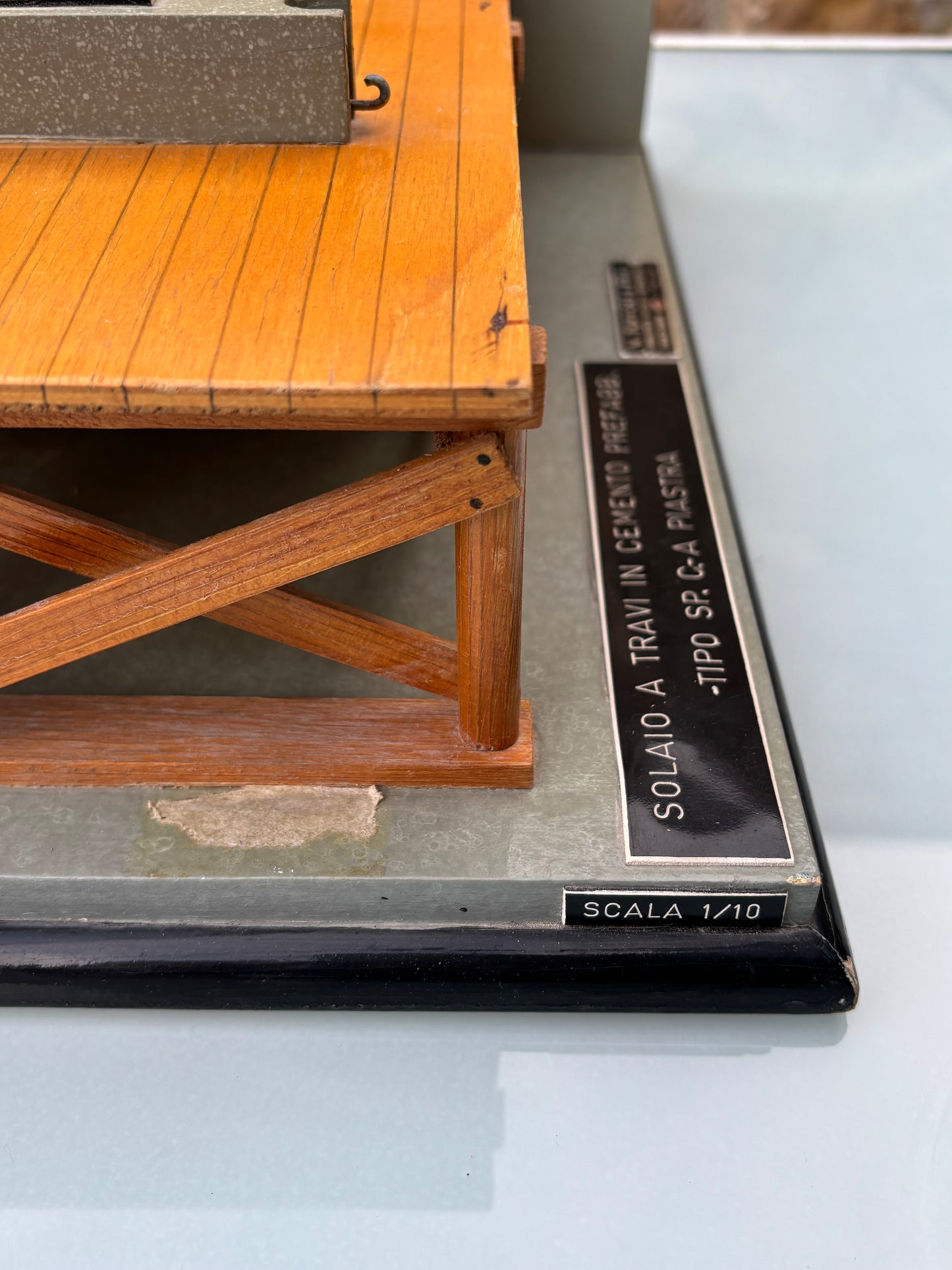 Modello Architettonico Vintage Anni ‘50, V.Toffoli &Figli