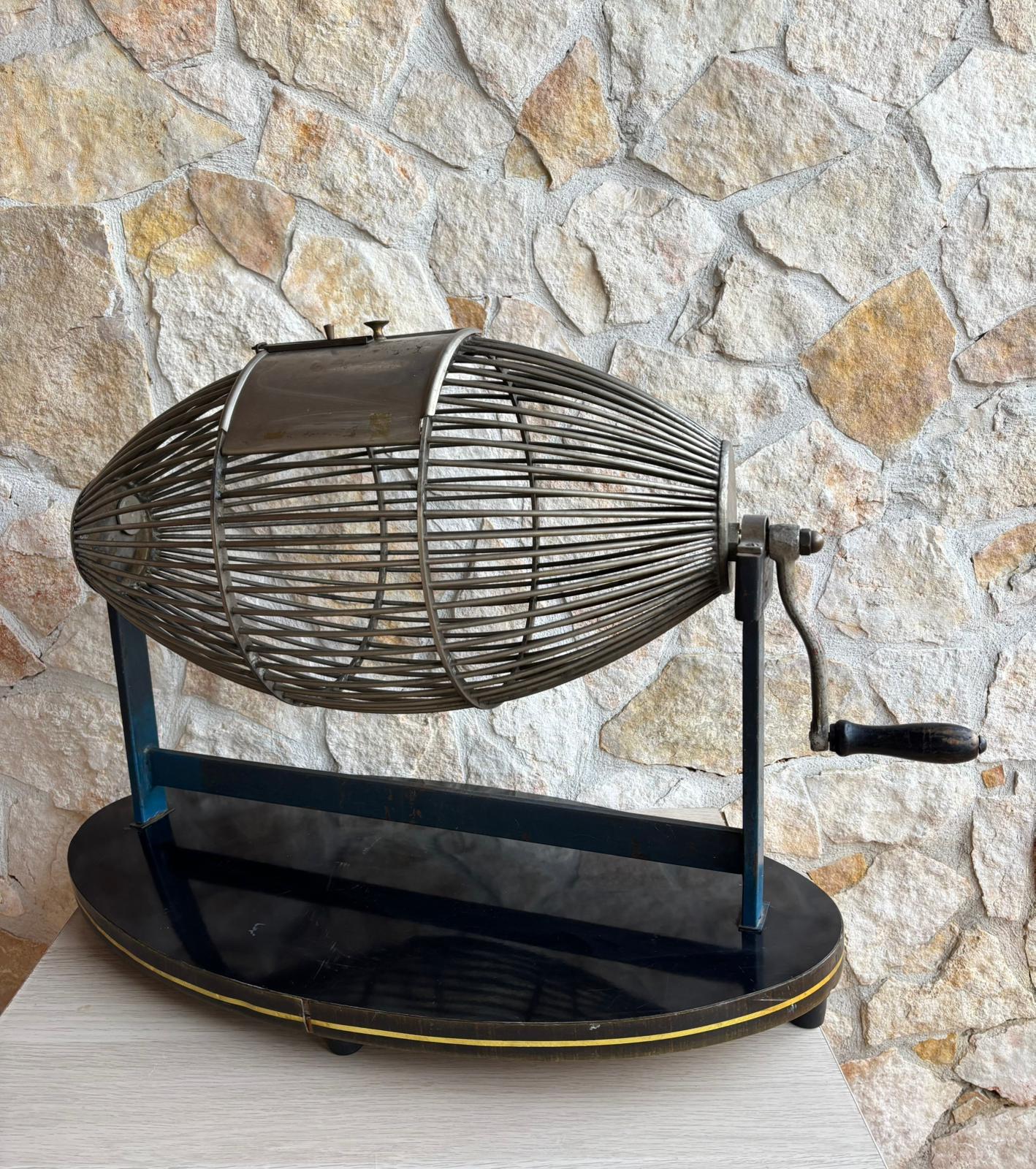 Bussolotto/ Urna Vintage Per Estrazione Lotto/tombola