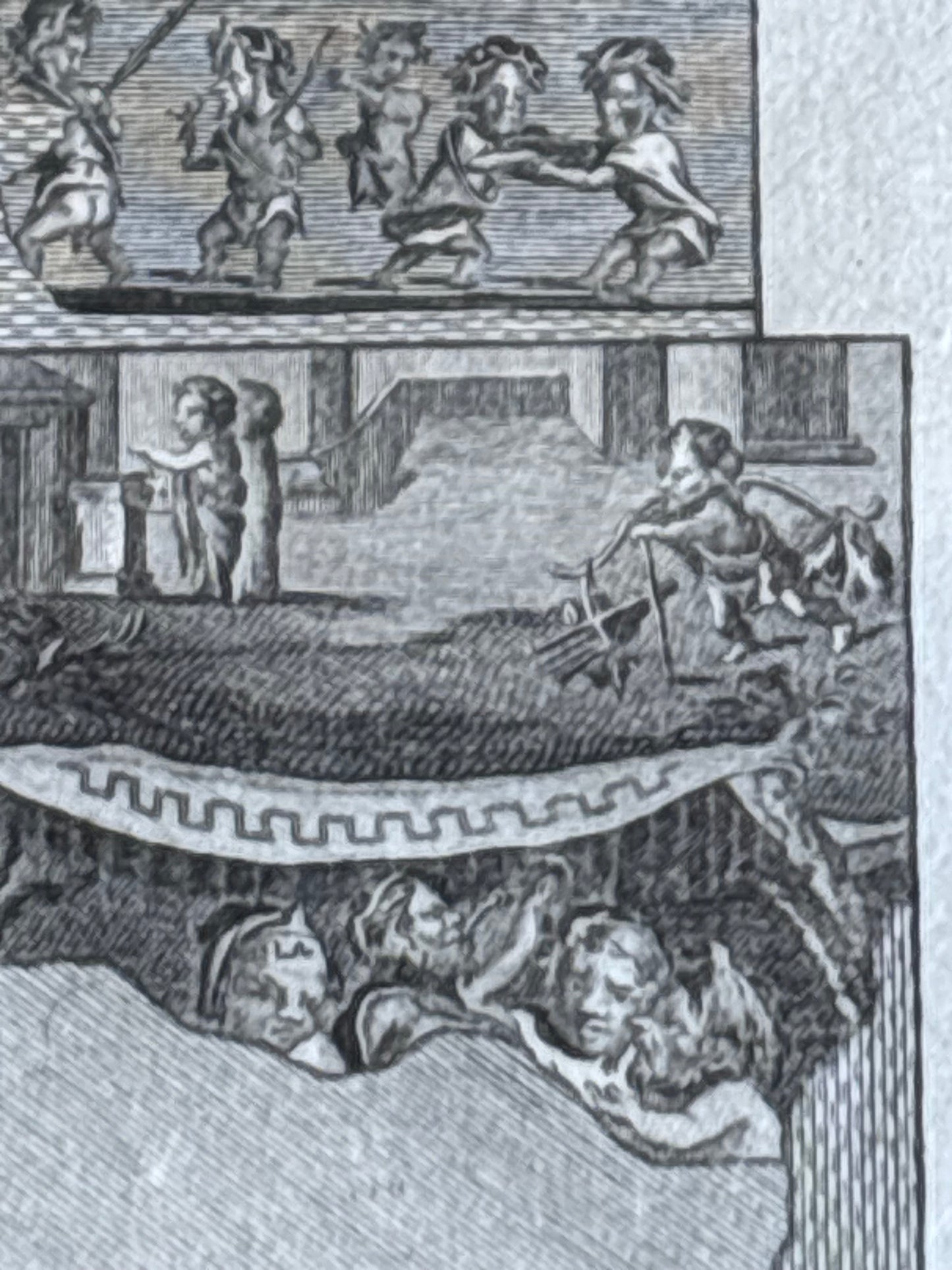 Stampa di acquaforte antica