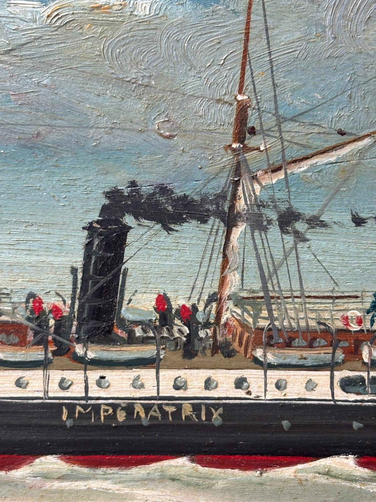 Quadro -Nave Imperatrix- dipinto a olio su tavola
