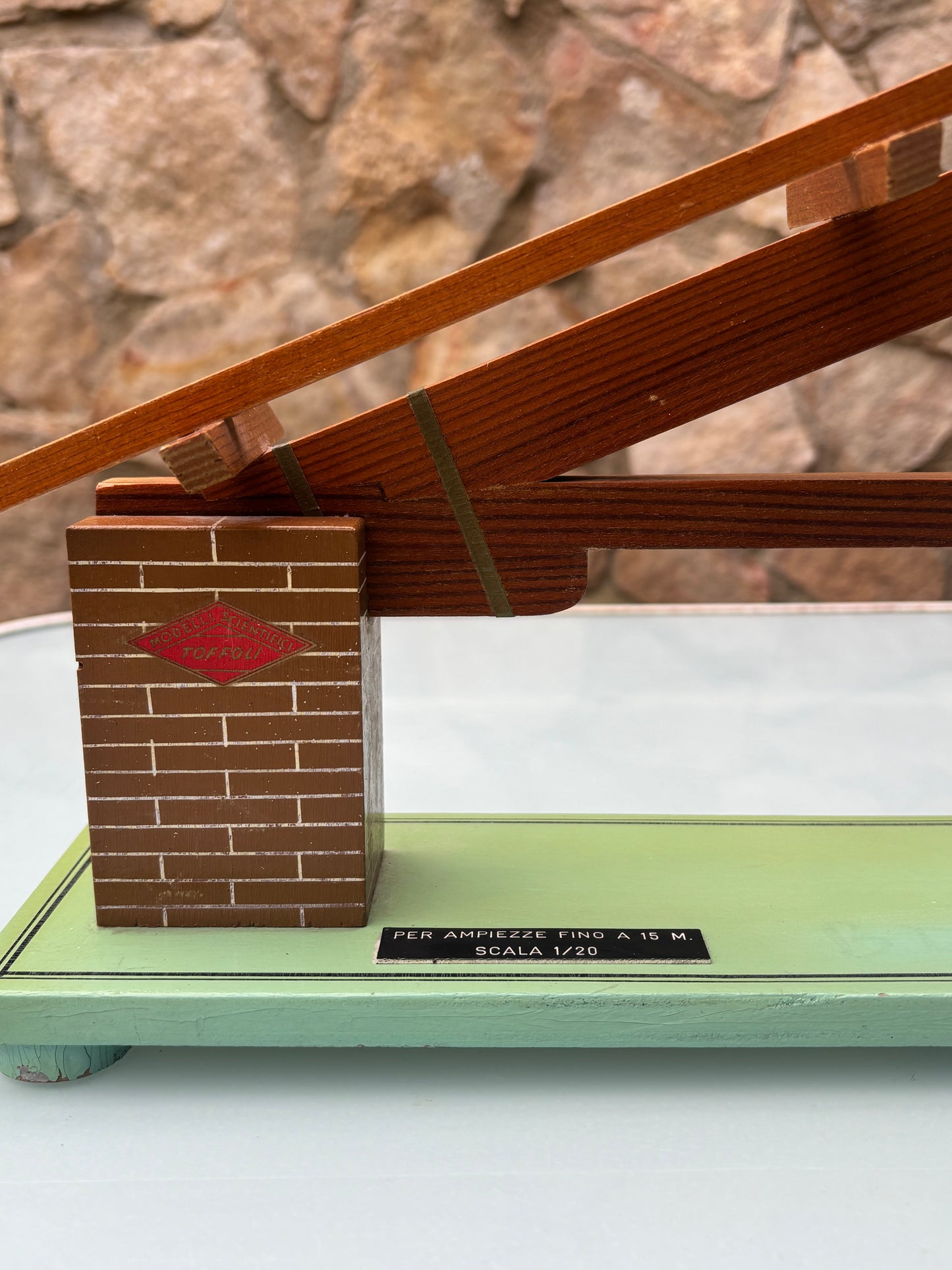 Modello Architettonico Vintage Anni ‘50, Didattico -V.Toffoli & Figli