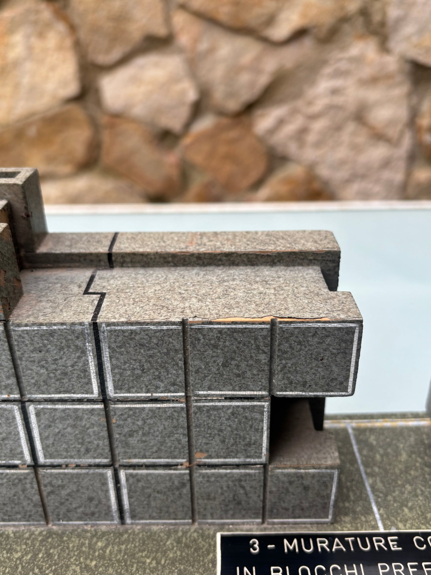 Modello Architettonico Vintage Anni ‘50, V.Toffoli &Figli