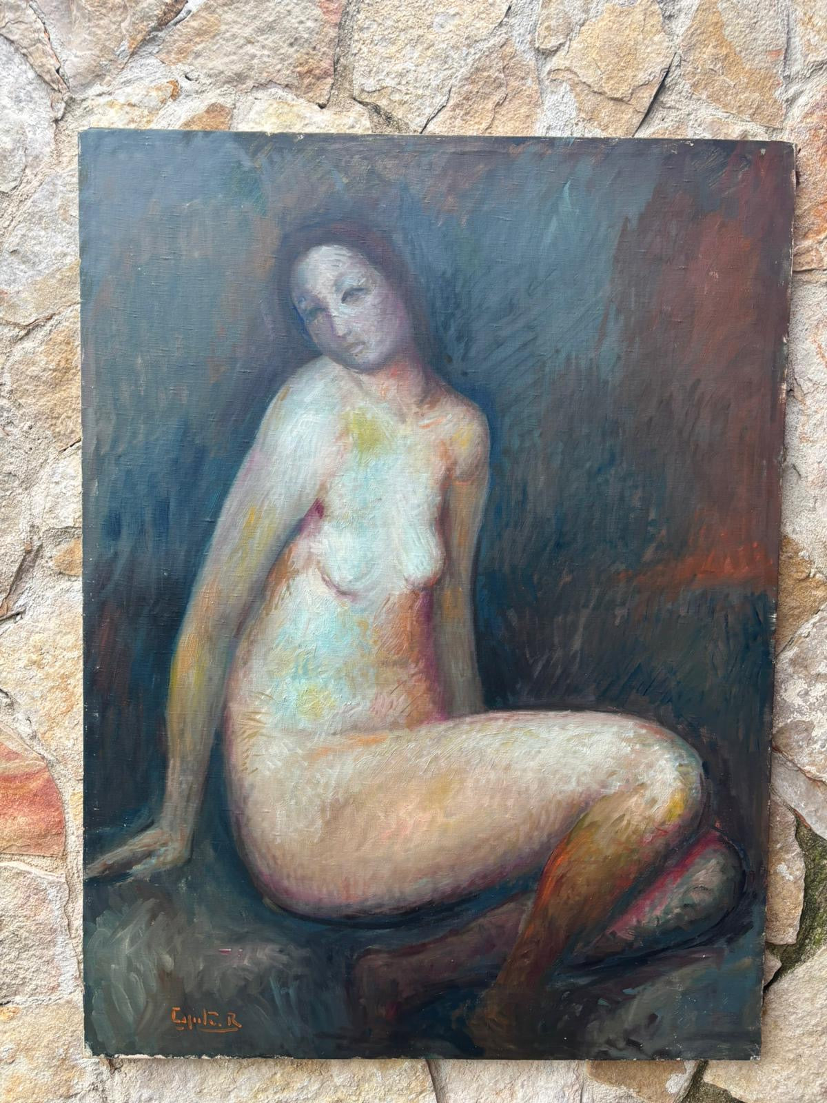 Quadro -Nudo Artistico- dipinto a olio su tela