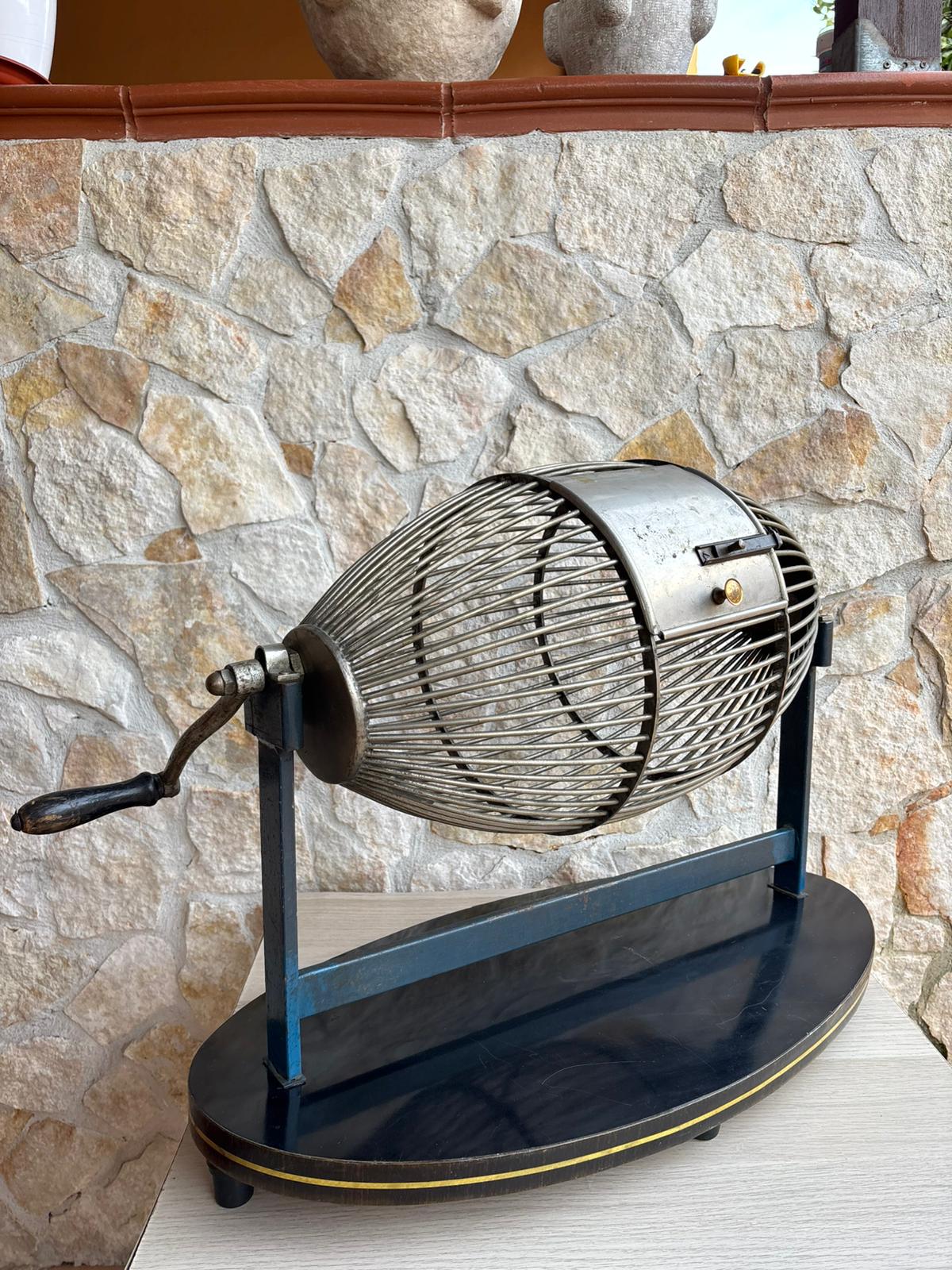 Bussolotto/ Urna Vintage Per Estrazione Lotto/tombola