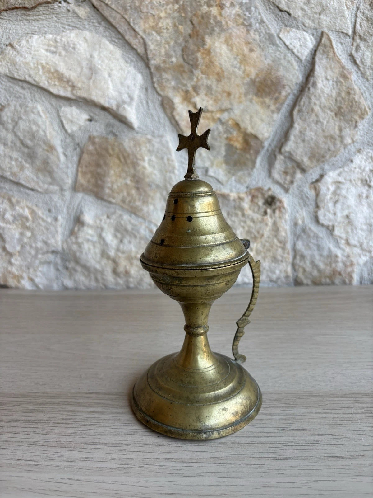 Incensiere Vintage In Ottone