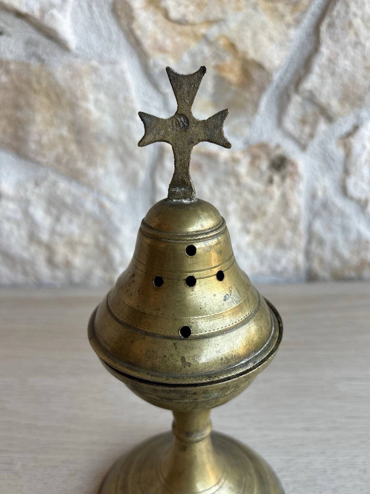 Incensiere Vintage In Ottone