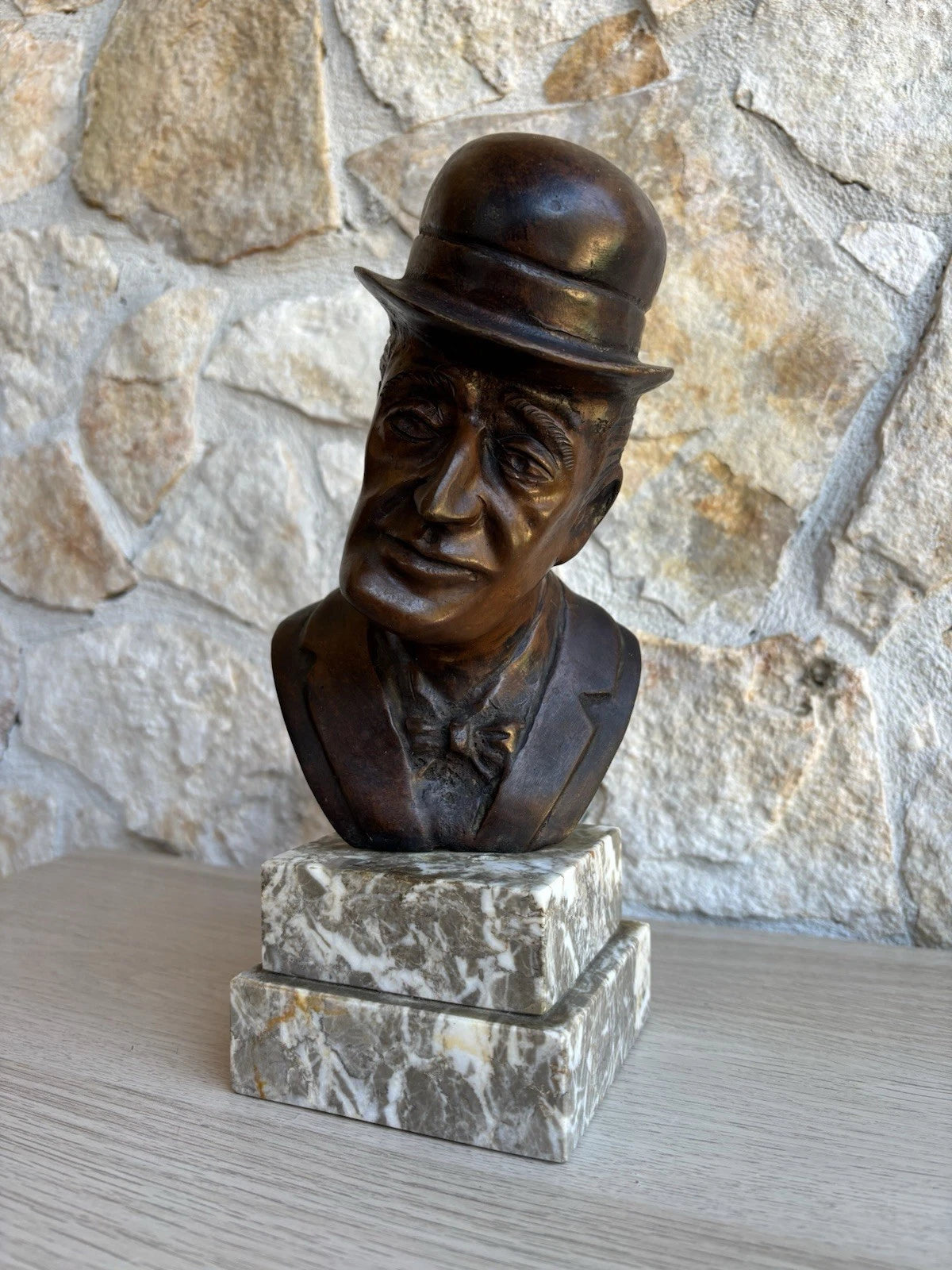 Scultura Vintage In Bronzo TOTO’