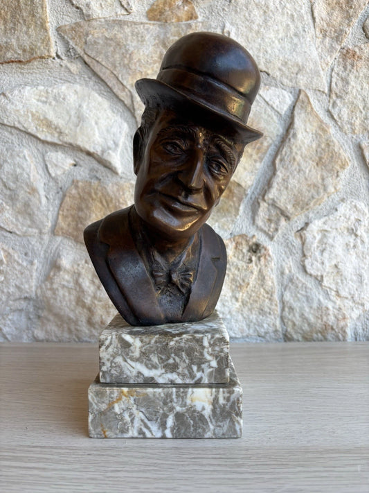 Scultura Vintage In Bronzo TOTO’