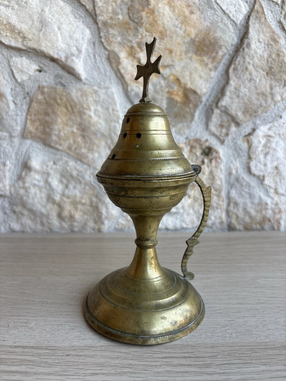 Incensiere Vintage In Ottone