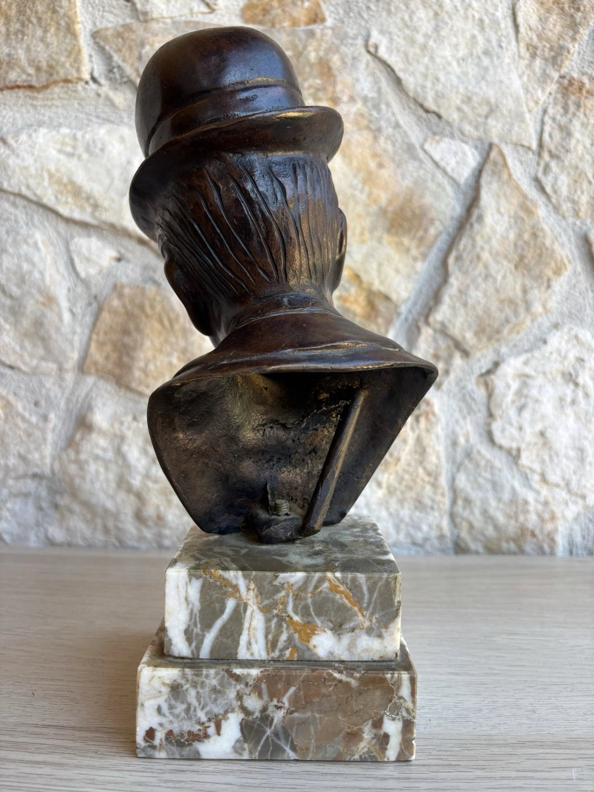 Scultura Vintage In Bronzo TOTO’