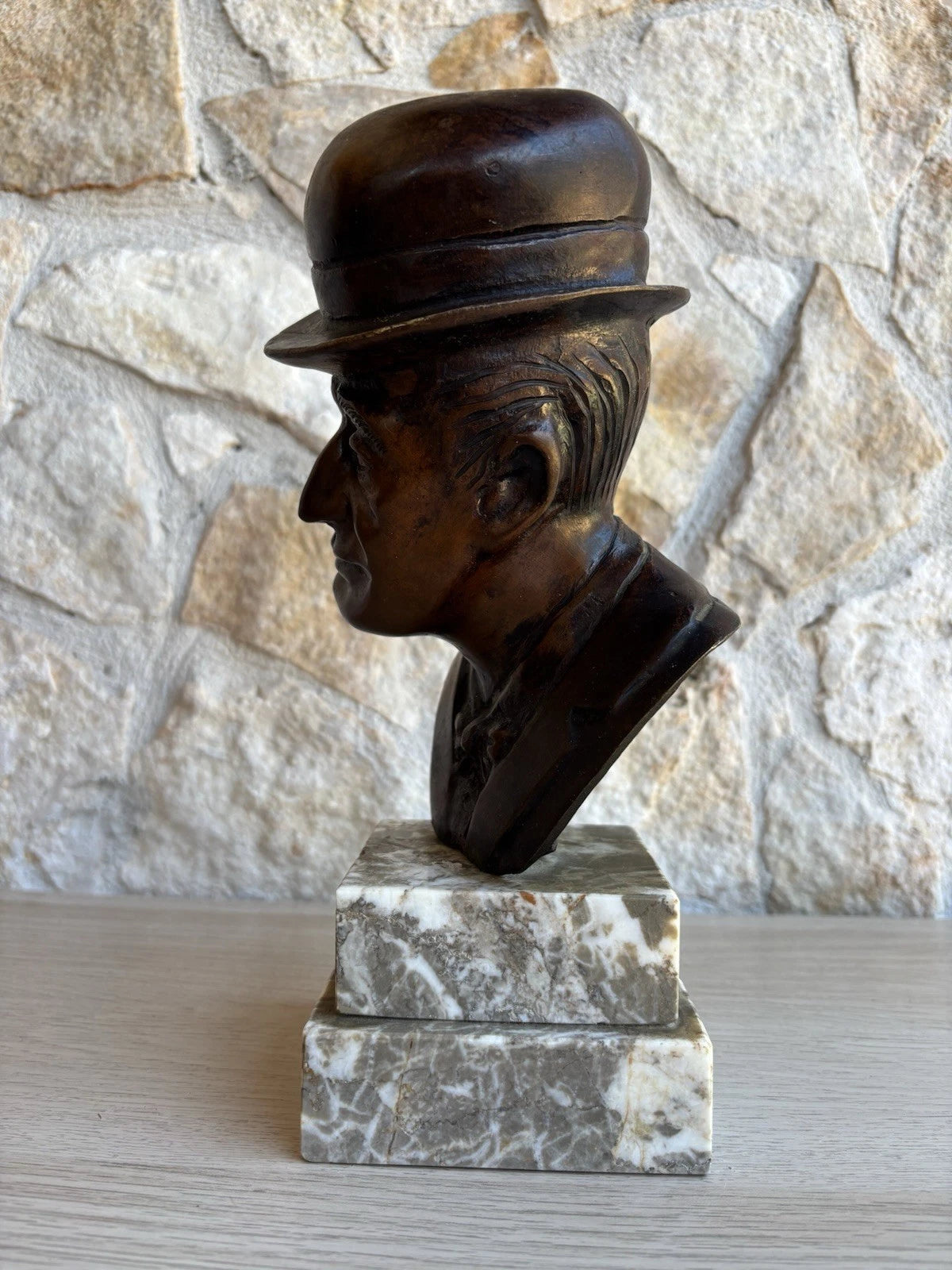 Scultura Vintage In Bronzo TOTO’