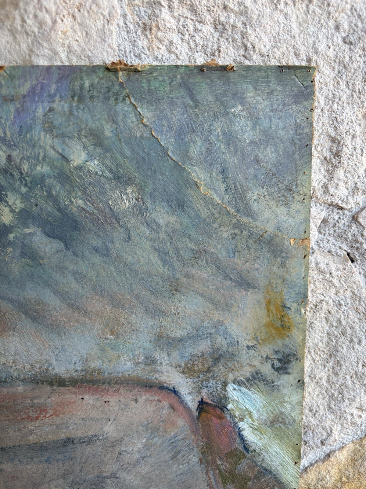 Vecchio quadro -Cavalli Al Pascolo- Ferruccio Torraca- dipinto a olio