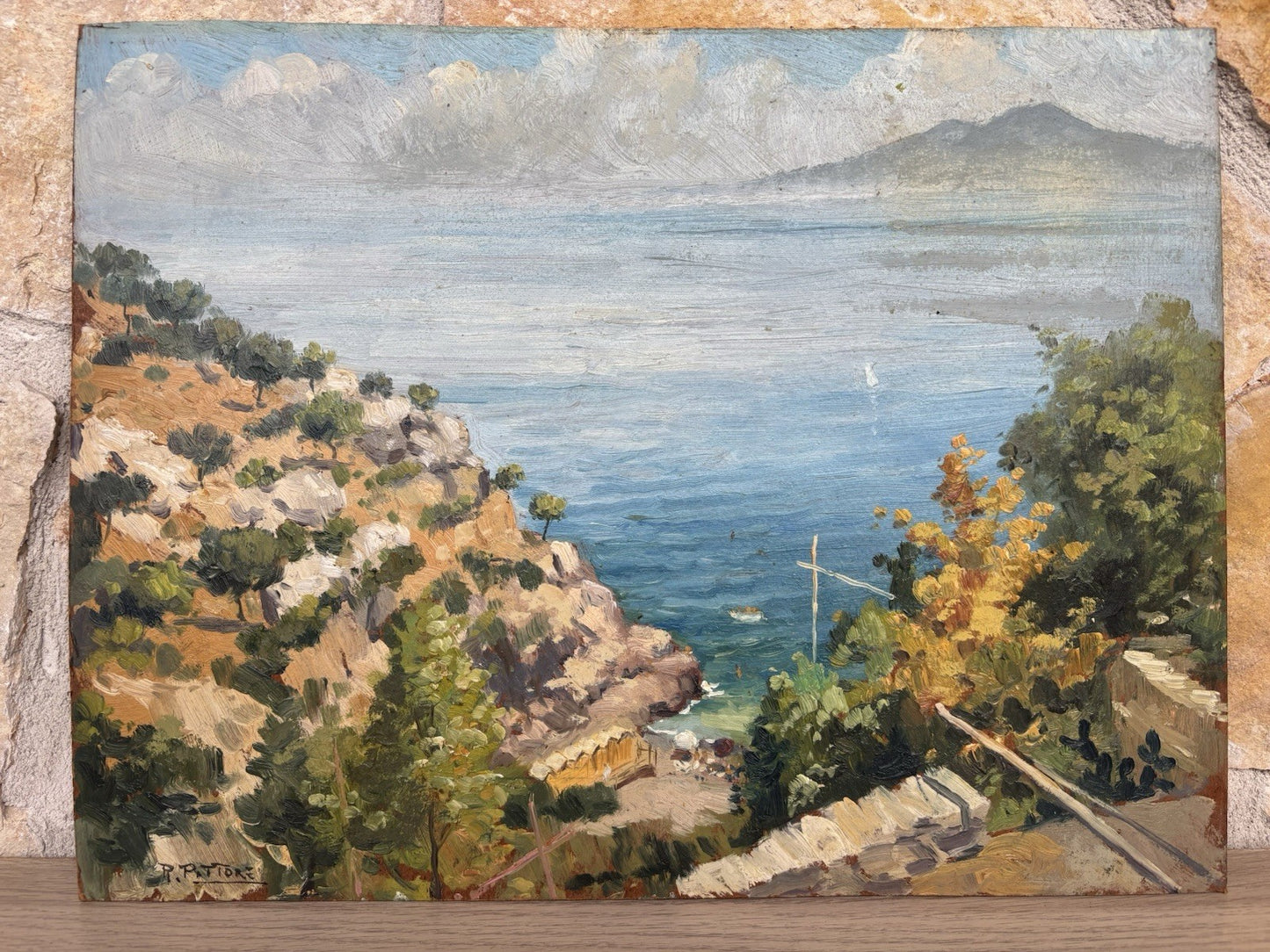 Quadro -Costiera- dipinto a olio