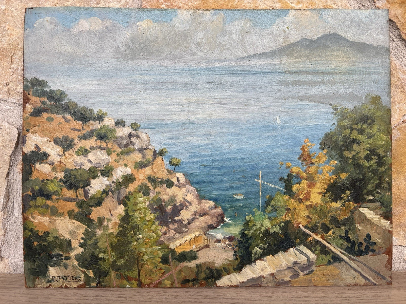 Quadro -Costiera- dipinto a olio