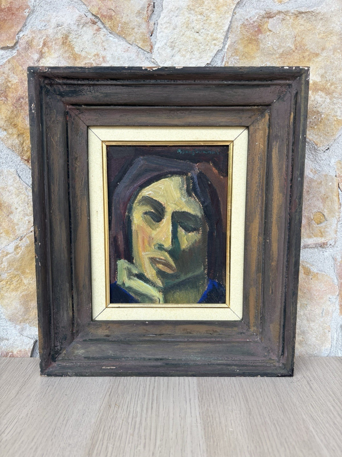 Quadro -Figura- Mario Sangiovanni dipinto a olio