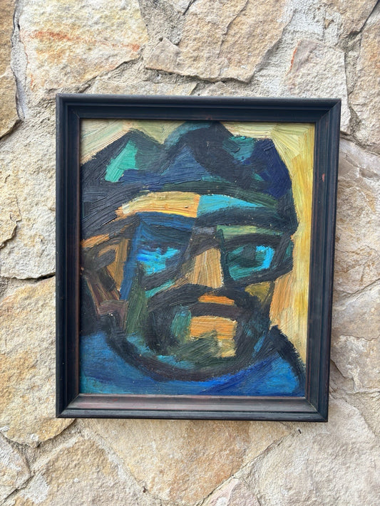 Quadro -figura- Mario Sangiovanni dipinto a olio su tavoletta