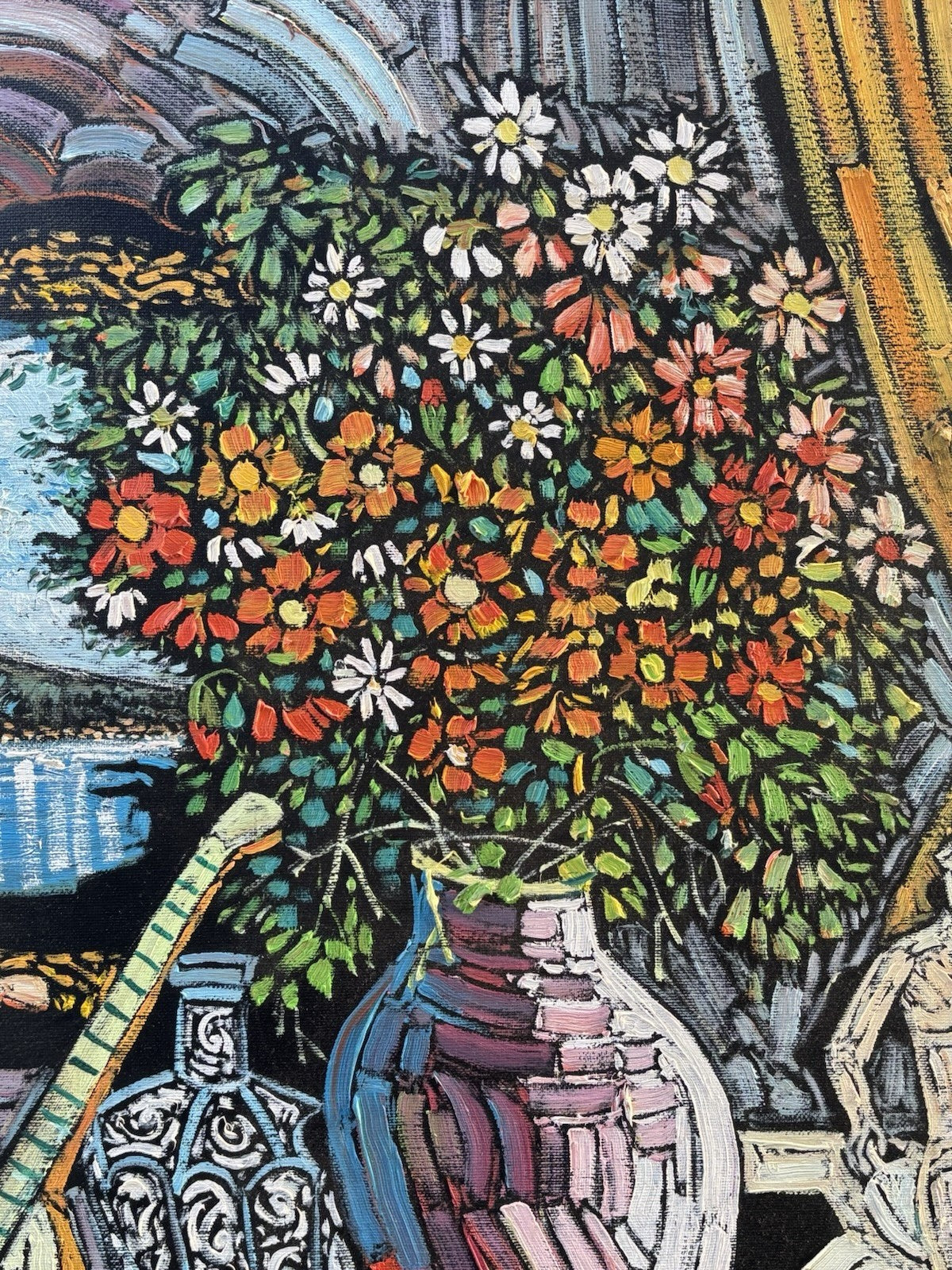 Quadro -Romanticismo- Marcello Piacentini dipinto a olio su tela