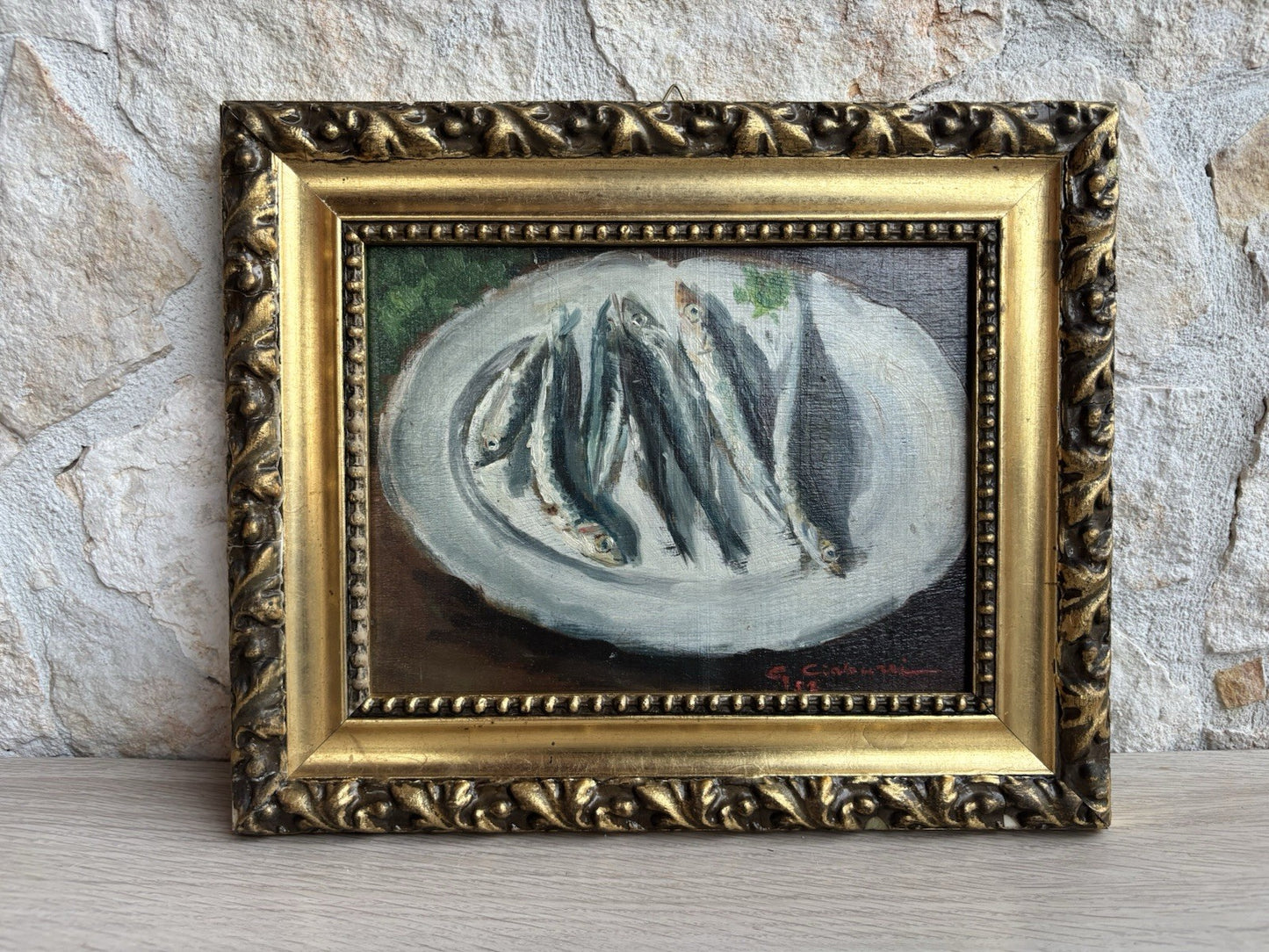 Quadro -Natura Morta- dipinto a olio su tavoletta