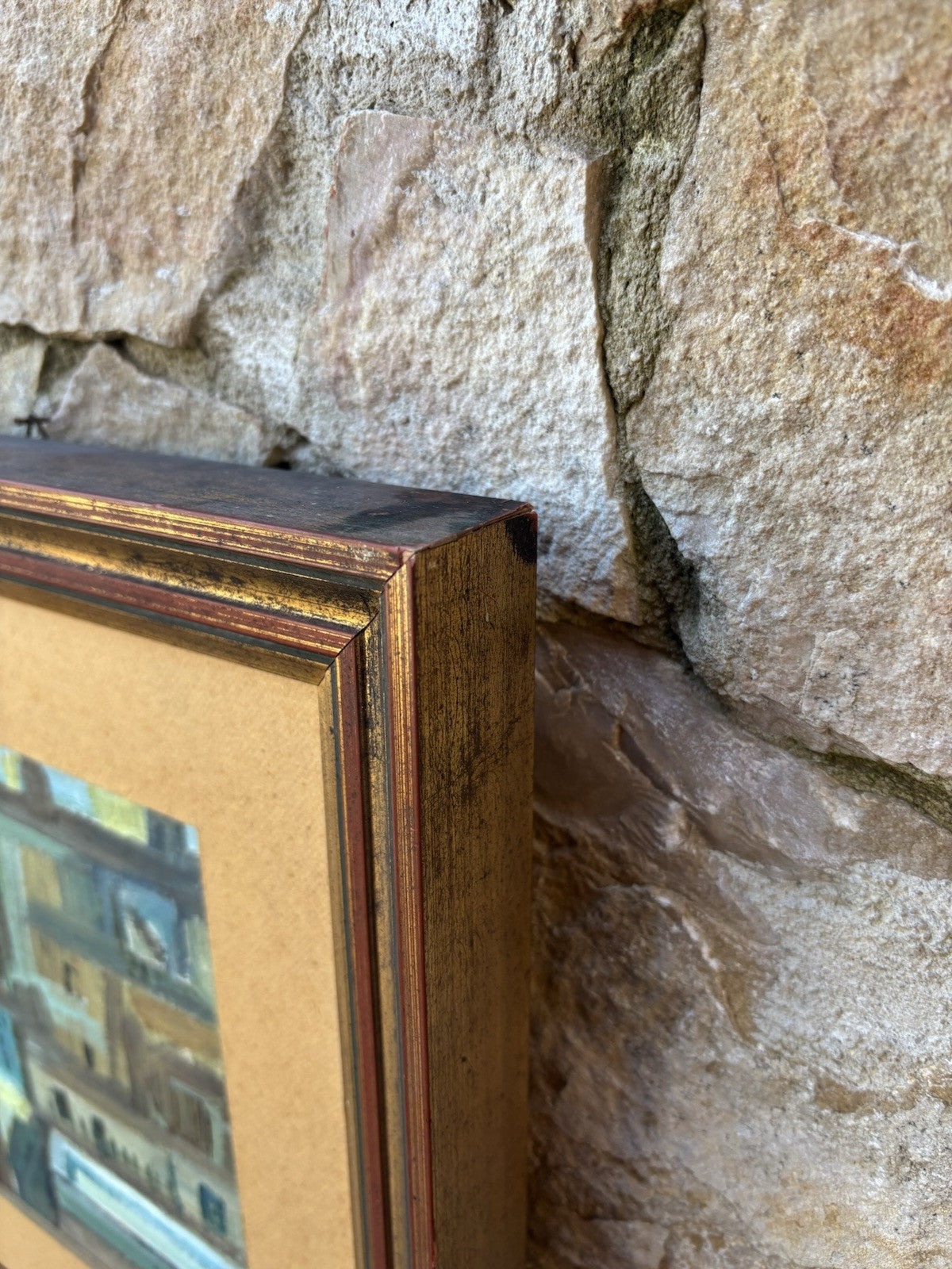 Quadro -Case- Mario Sangiovanni dipinto a olio