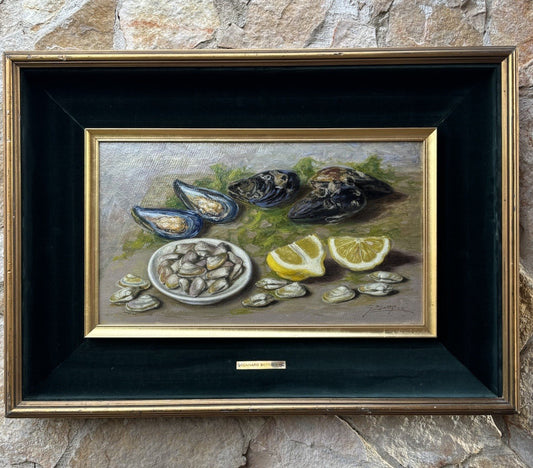 Quadro -Natura Morta- Gennaro Bottiglieri dipinto a olio