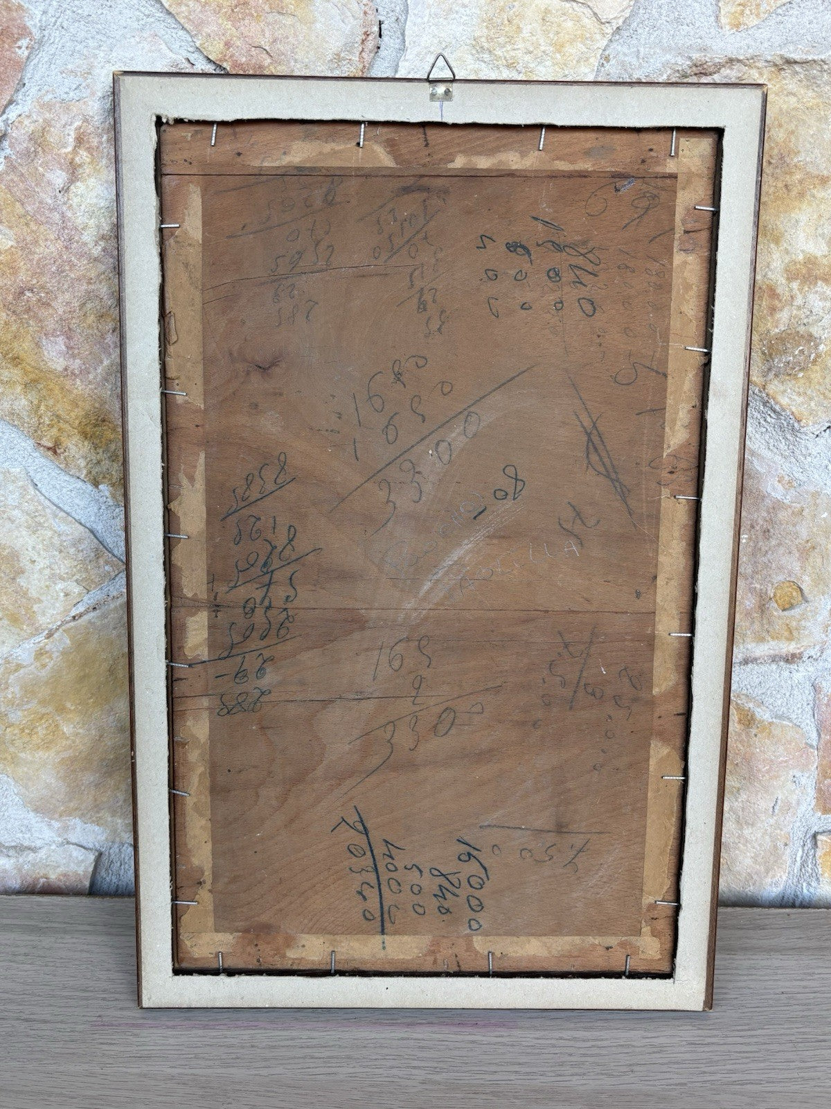 Quadro antico -Marina Con Pescatori- dipinto a olio